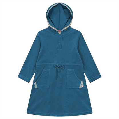 Cotton Terry Robe With Hoodie