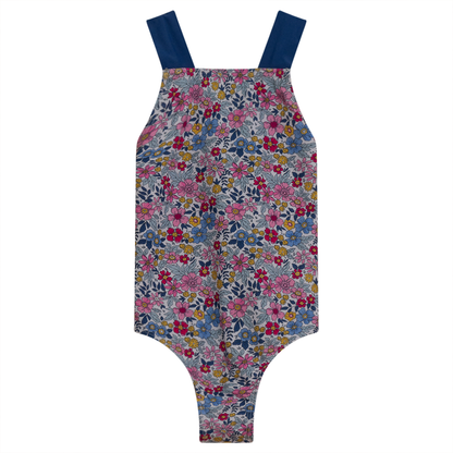 Vintage Floral Print Swimsuit