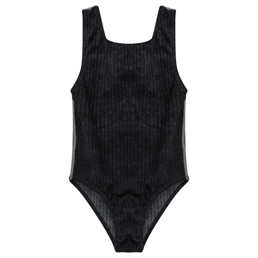 Rib Spandex Swimsuit