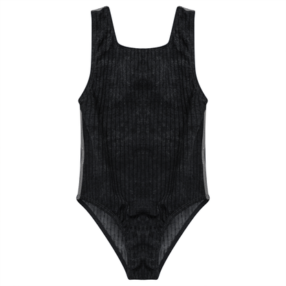 Rib Spandex Swimsuit