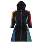 Colorblocked Terry Robe