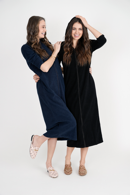 Oversized Terry Midi Robe