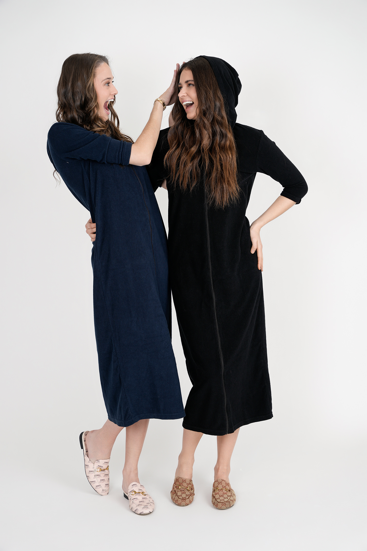 Oversized Terry Midi Robe