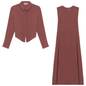 Bolero Midi Shirt Dress
