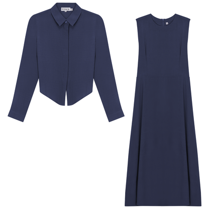 Bolero Midi Shirt Dress