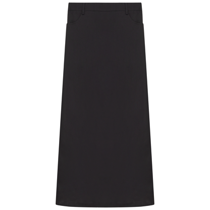 A-Line Detailed Maxi Skirt