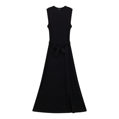 A Line Crew Neck Maxi Jumper Dress