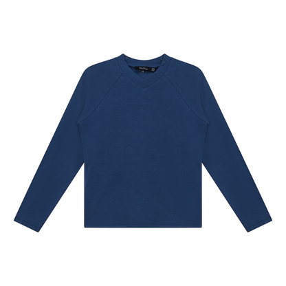 V Neck Raglan Top
