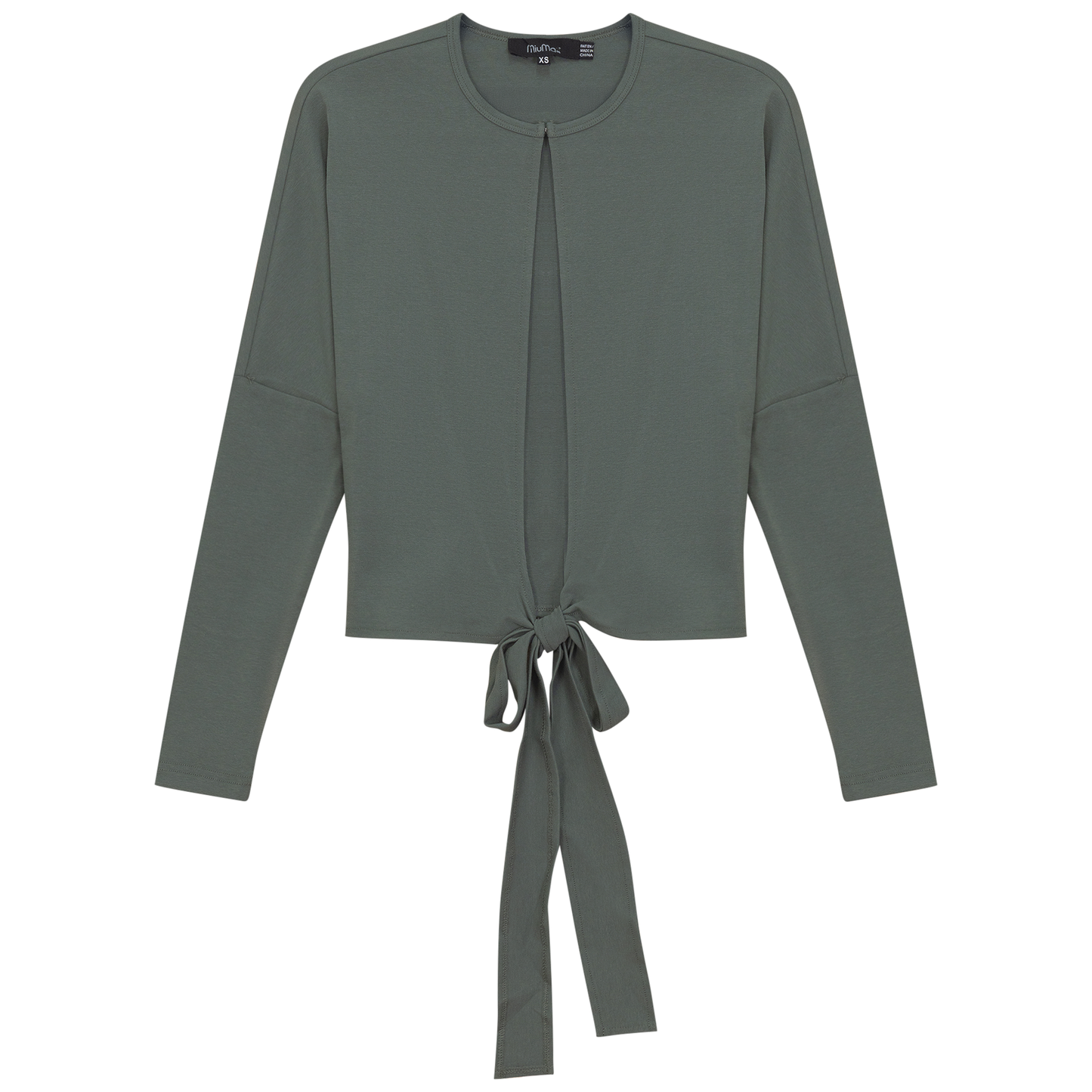 Drop Shoulder Cropped Tie Bolero