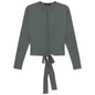 Drop Shoulder Cropped Tie Bolero