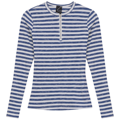 Wash Striped Henley Top