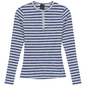 Wash Striped Henley Top