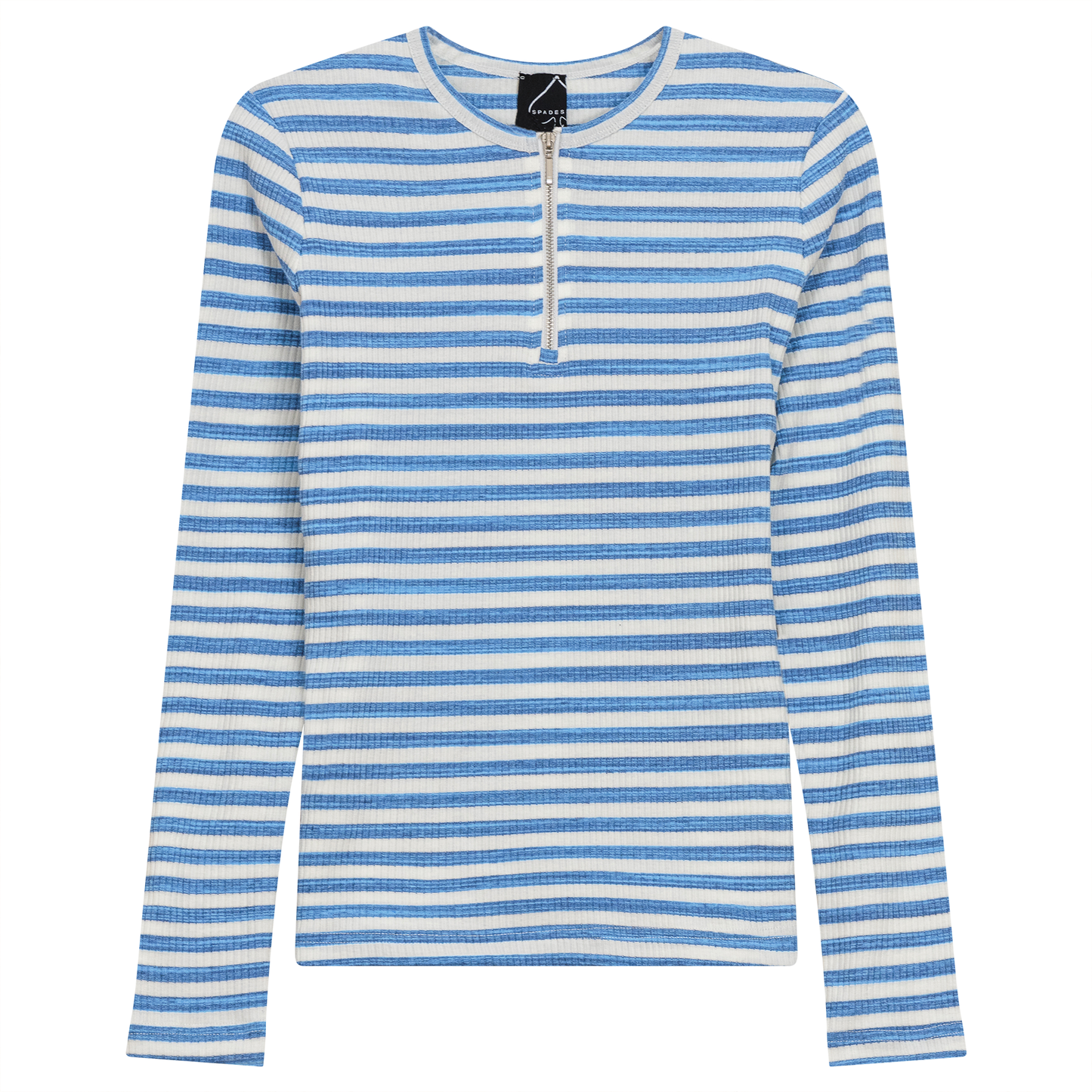 Wash Striped Henley Top
