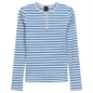 Wash Striped Henley Top