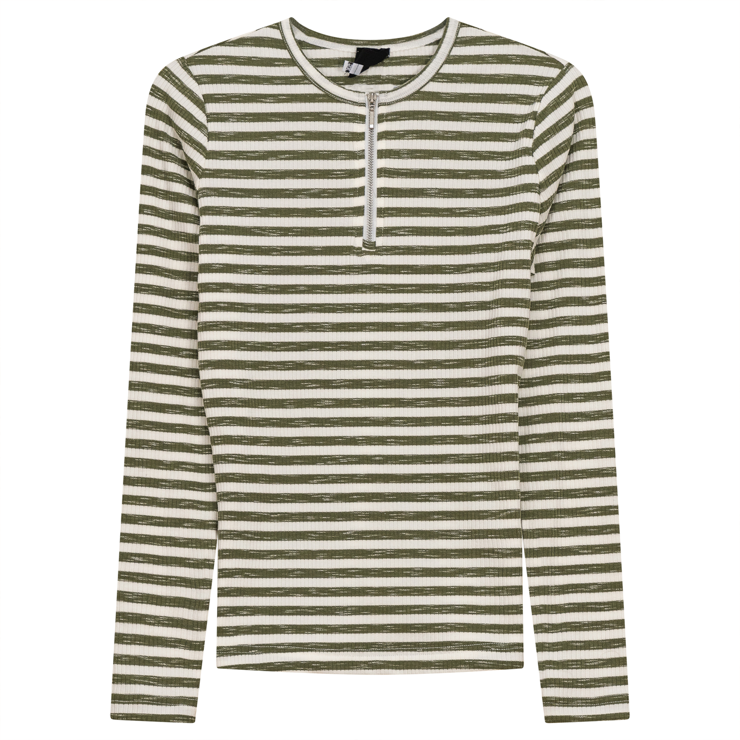 Wash Striped Henley Top