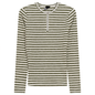 Wash Striped Henley Top