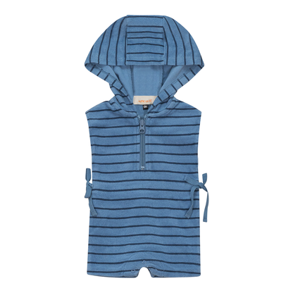 Stripped Terry Romper