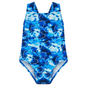 Tie Dye Heart and Star Print Swimsuit