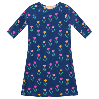 Flower Print Swim Dress