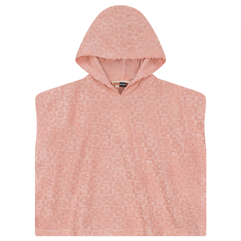 Checkered Floral Star Terry Towel