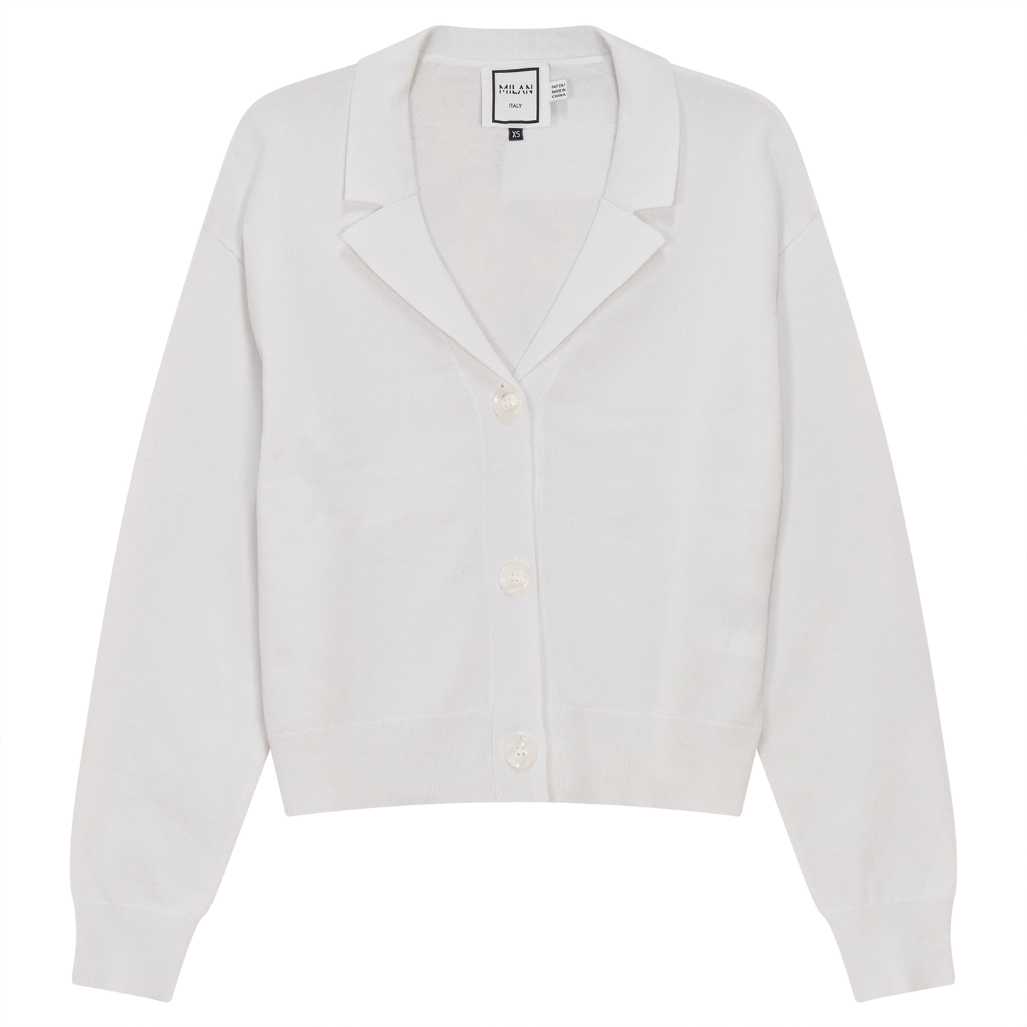 Cropped Knit Cardigan