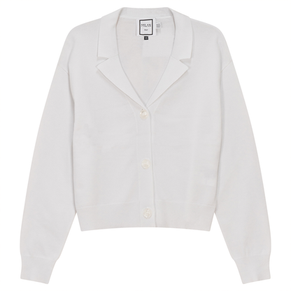 Cropped Knit Cardigan