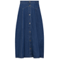 Maxi Denim A Line Button Down Skirt