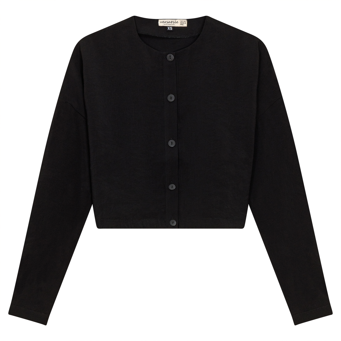Tencel Cropped Bungee Blouse