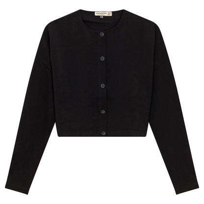Tencel Cropped Bungee Blouse