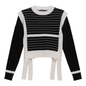 Striped Belt Sweater