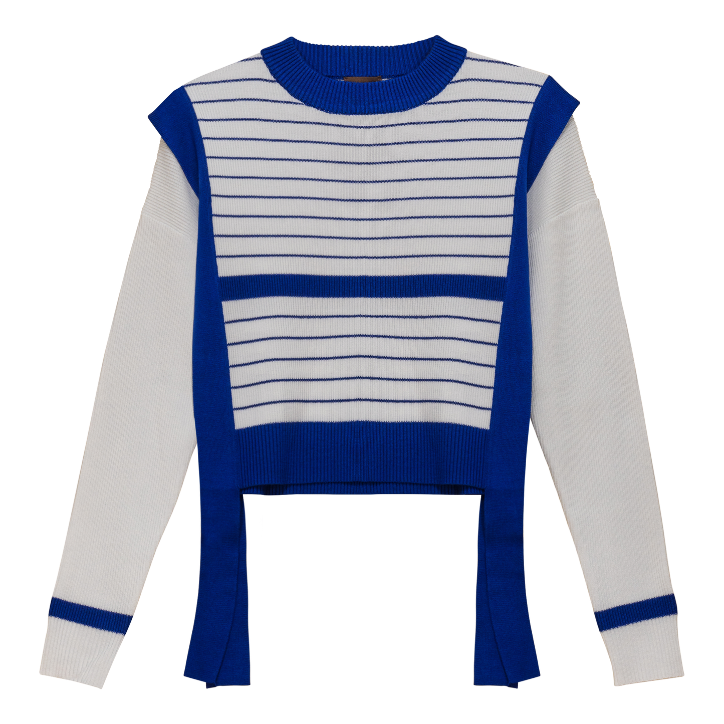 Striped Belt Sweater