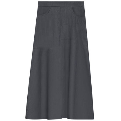 Denim Flare Skirt