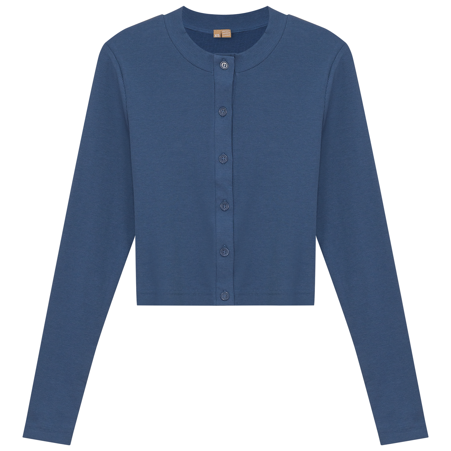 Ribbed Cropped Cardigan