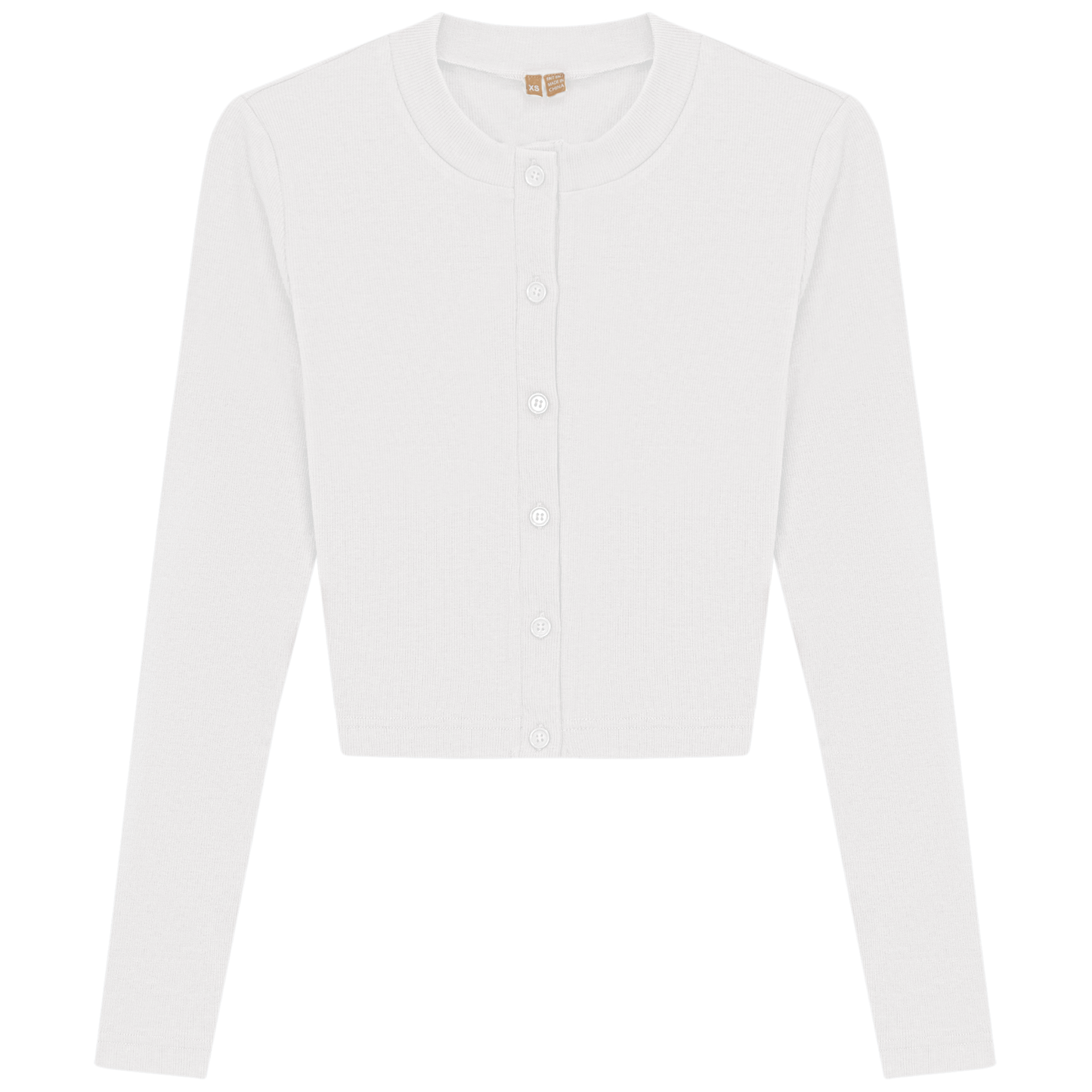 Ribbed Cropped Cardigan