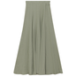 Ribbed Midi Panel Skirt