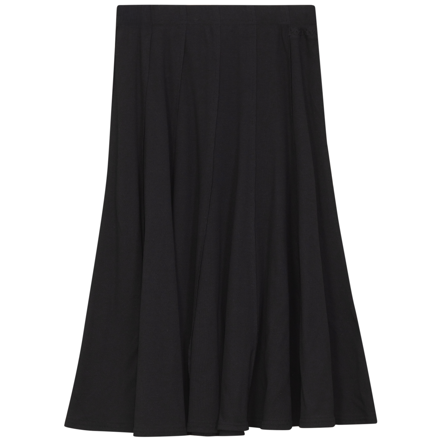 Ribbed Short Panel Skirt