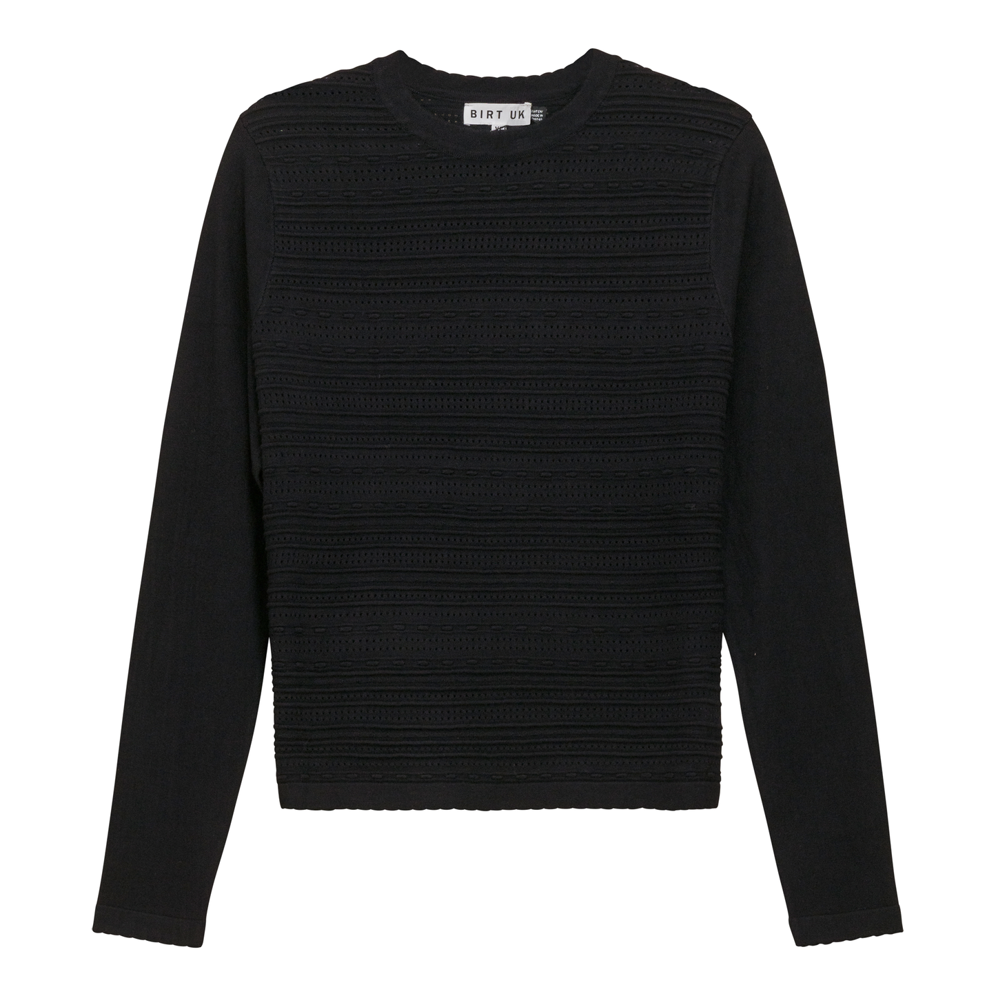 Crochet Knit Cropped Sweater