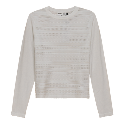 Crochet Knit Cropped Sweater