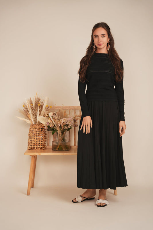 Crochet Knit Cropped Sweater