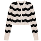 Cropped Wave Sweater