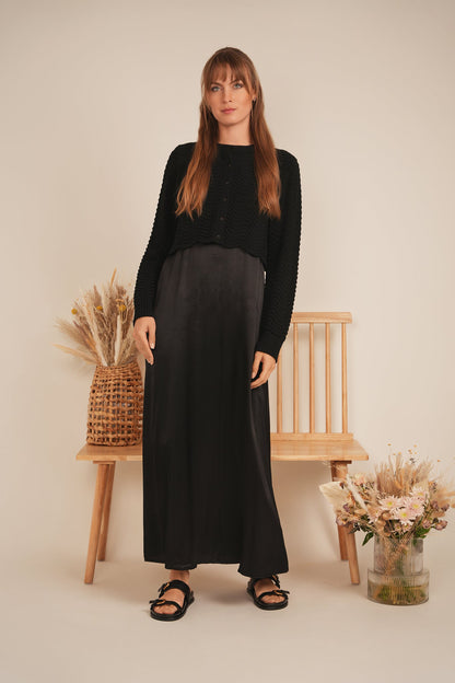 Cropped Wave Sweater