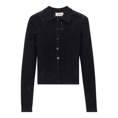 Cropped Crochet Sweater