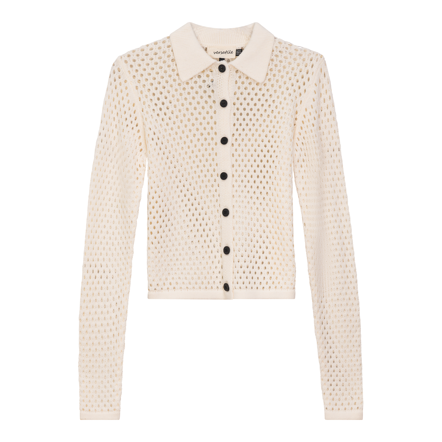 Cropped Crochet Sweater