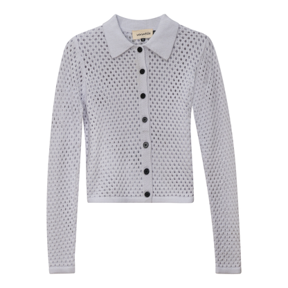 Cropped Crochet Sweater