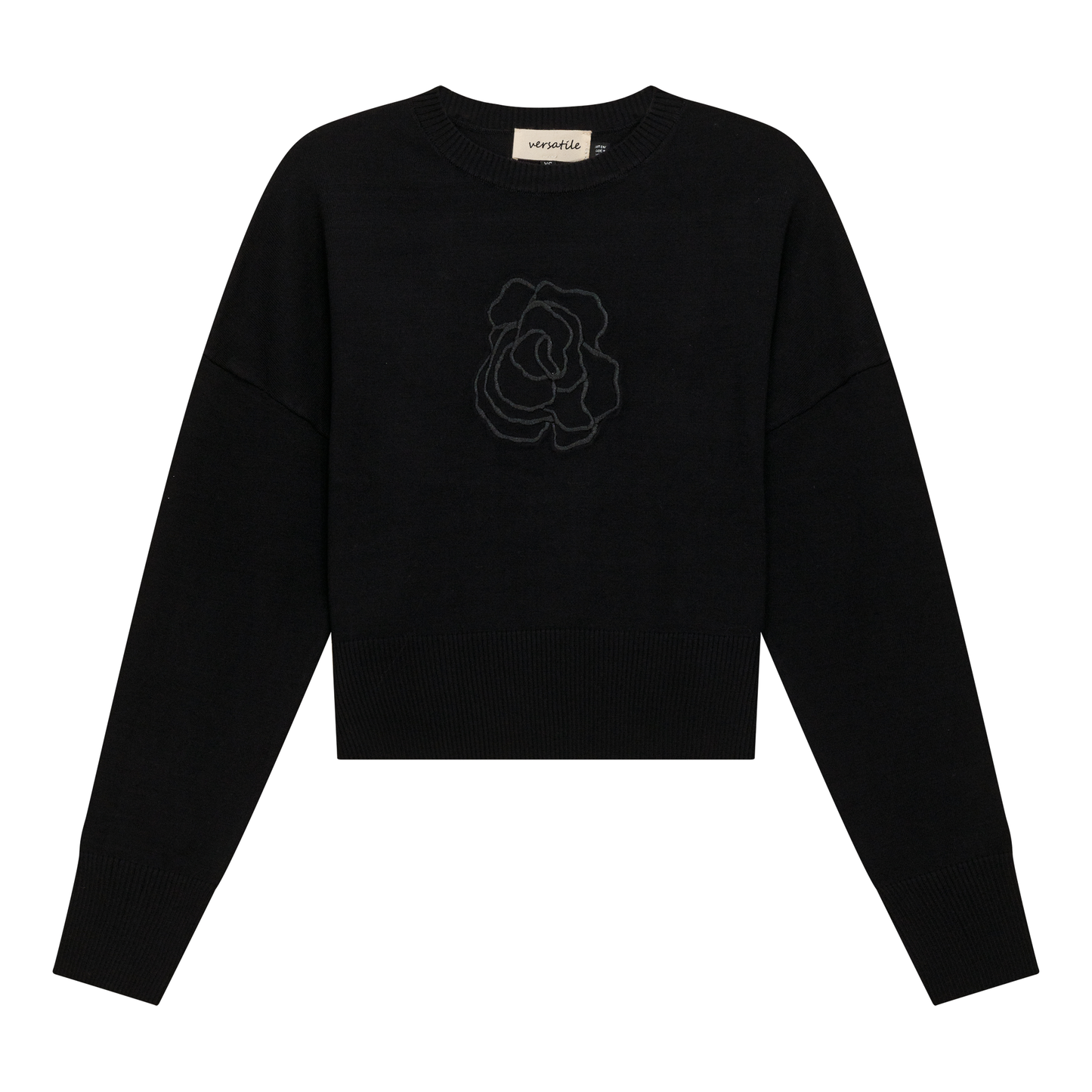 Crew Emboridered Sweater