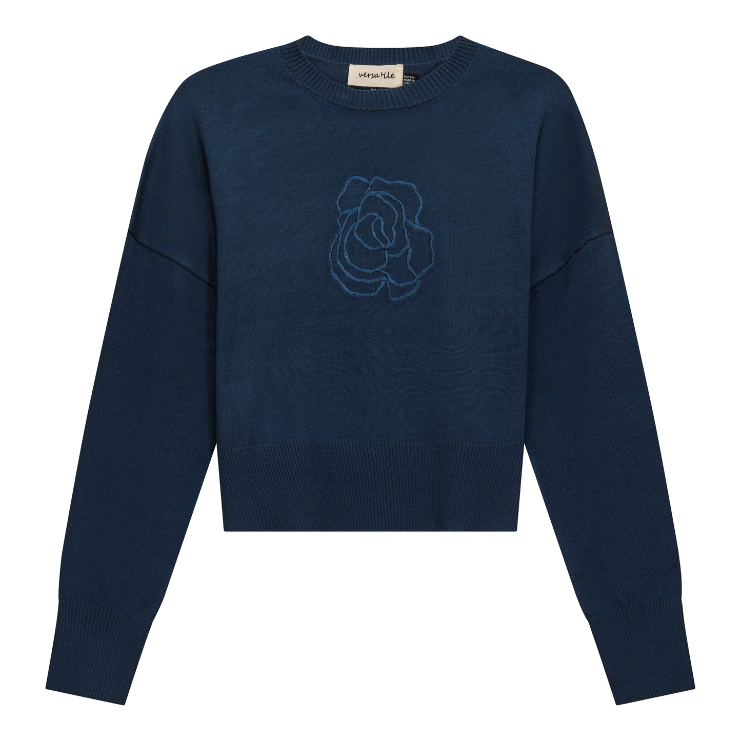 Crew Emboridered Sweater