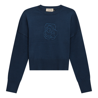 Crew Emboridered Sweater