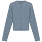 Cropped Striped Cardigan Tee