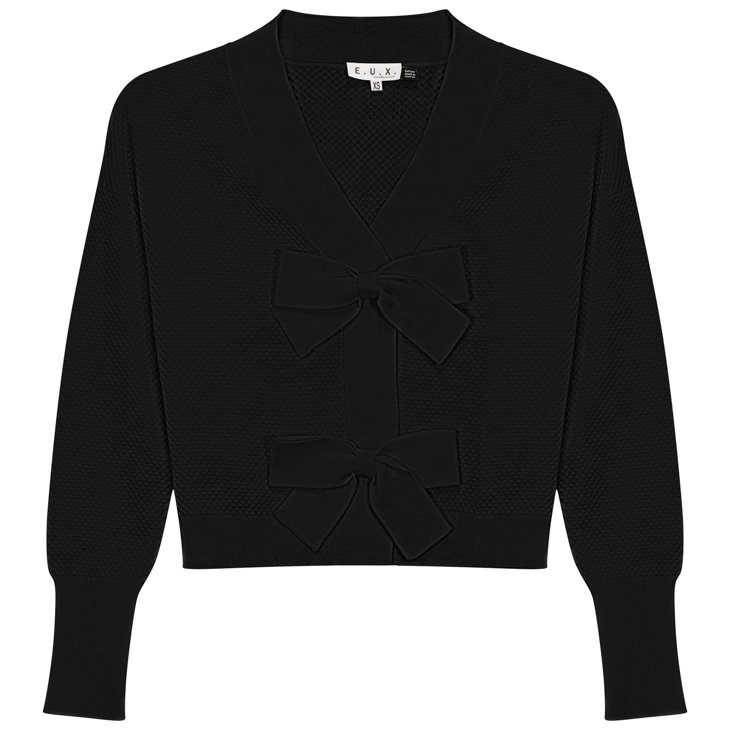 Crochet Bow Cardigan