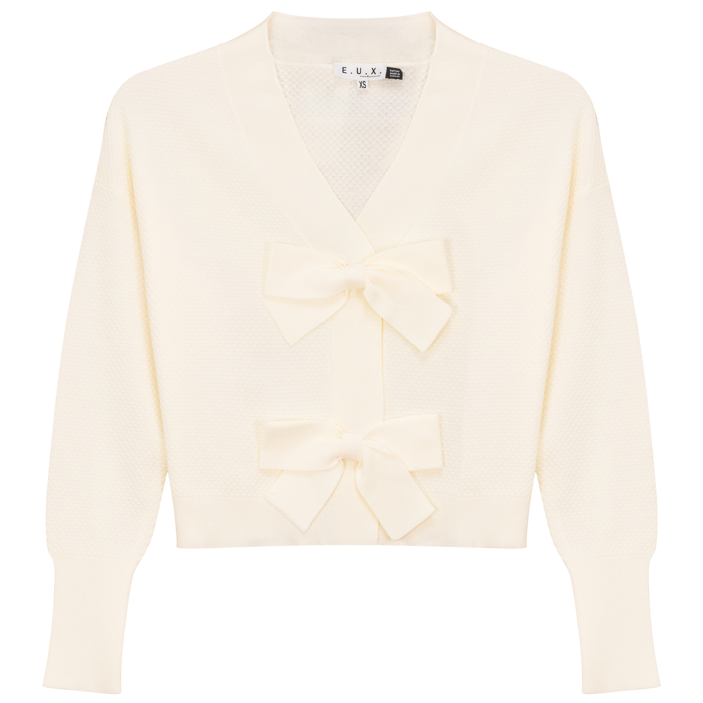 Crochet Bow Cardigan